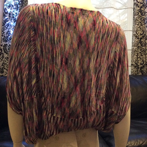 100% bamboo batwing multicoloured sweater - Picture 4 of 10